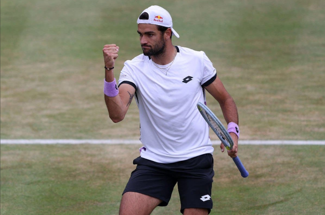  贝雷蒂尼发球重炮，女王杯草地赛轰出25记ACE